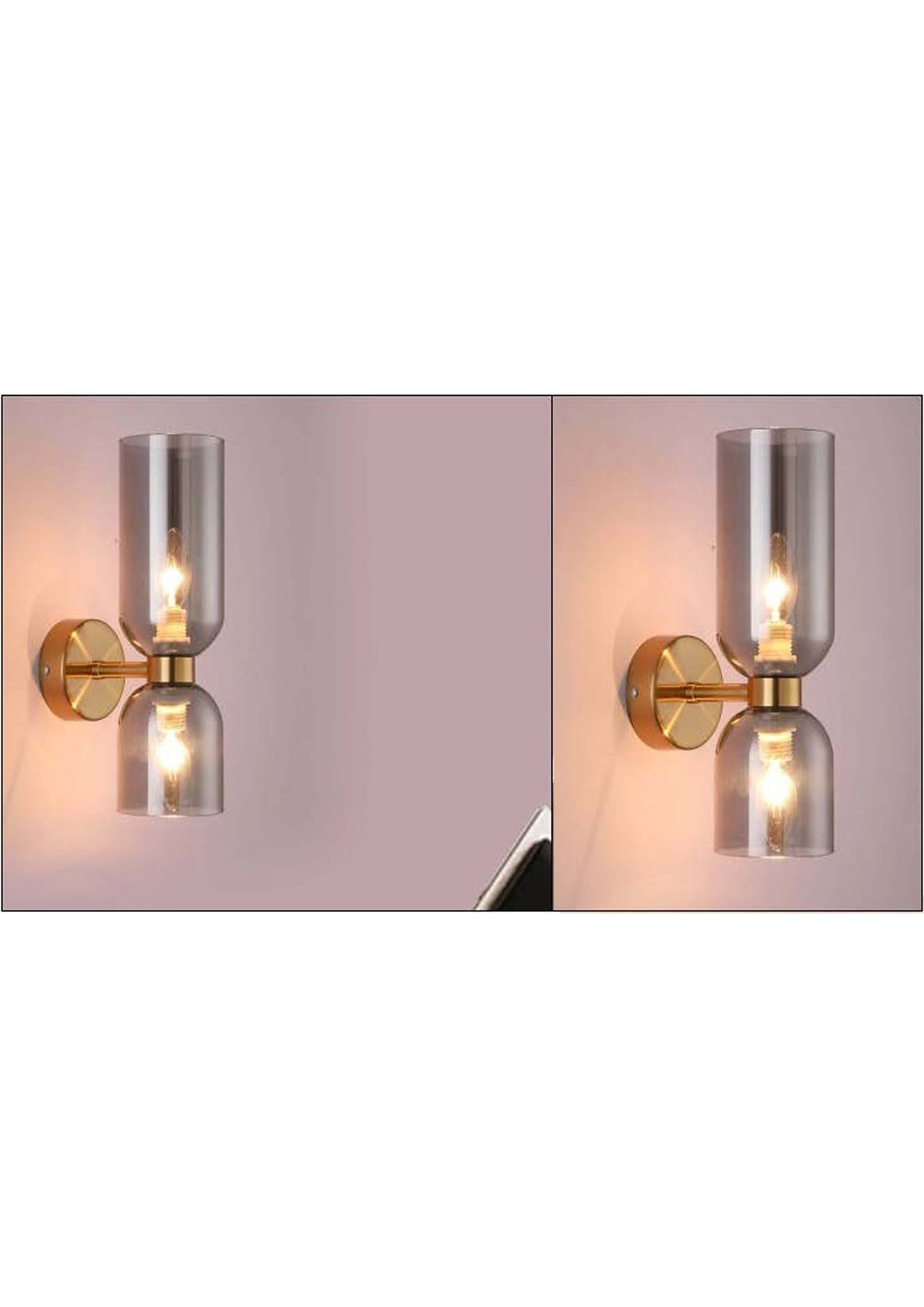Beyond Lights - Brass Wall Sconce- GL
